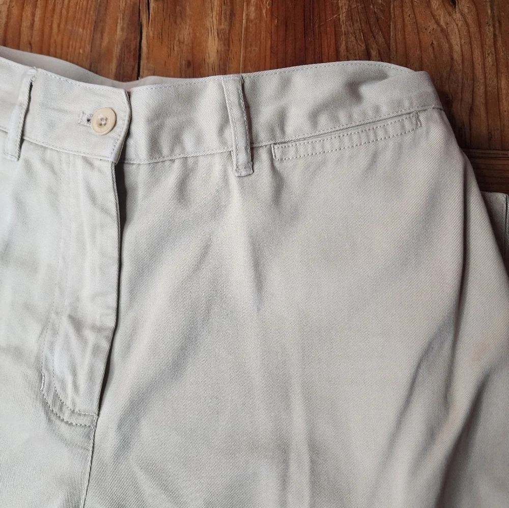 Ralph Lauren Tan Crop Wide Leg Cotton Pant Size‎ 6P